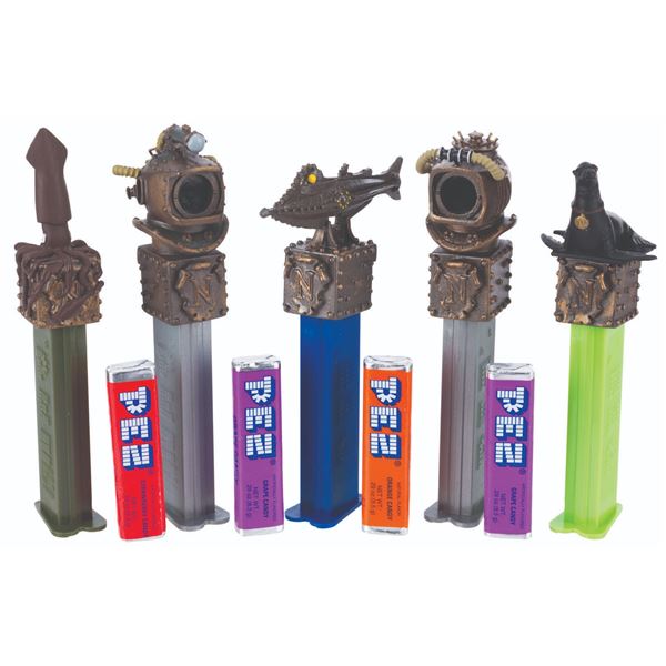 A "20,000 Leagues Under the Sea" Custom PEZ Dispenser Set.