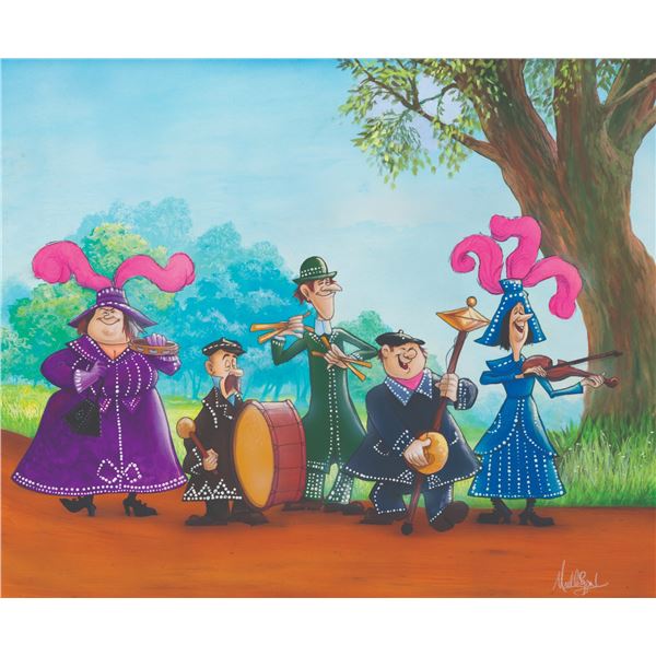 A "Mary Poppins" Original Painting by James C Mulligan.