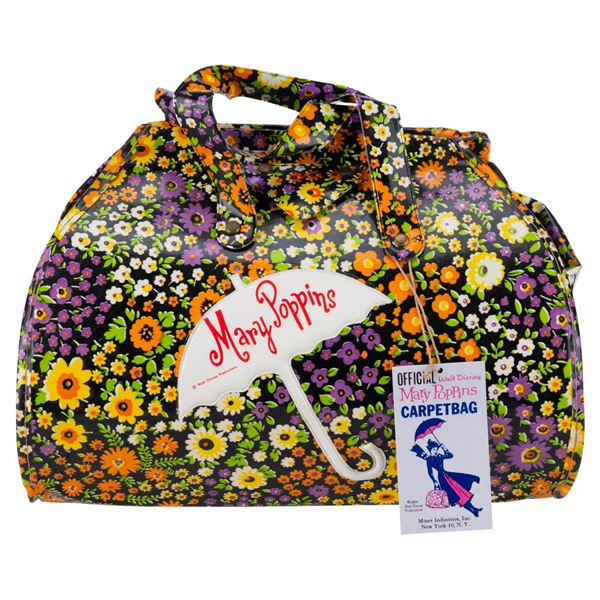 An Official Walt Disney Mary Poppins Carpetbag.