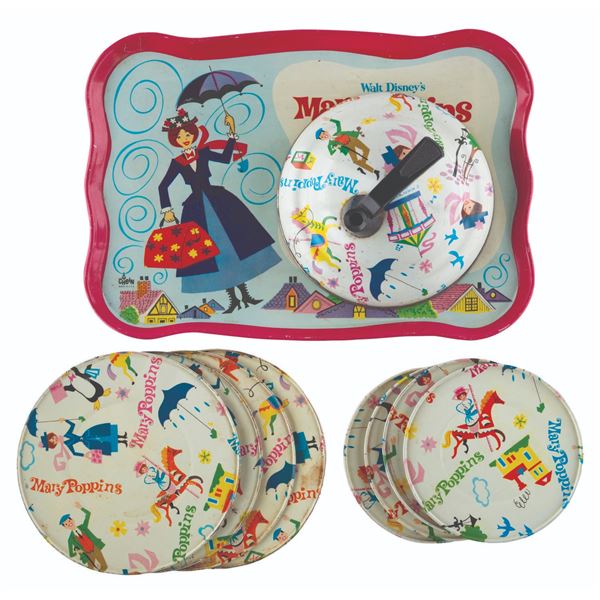 A "Mary Poppins" Tin Tea Set.