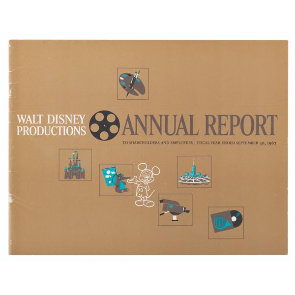 A 1967 Walt Disney Productions Annual Report.