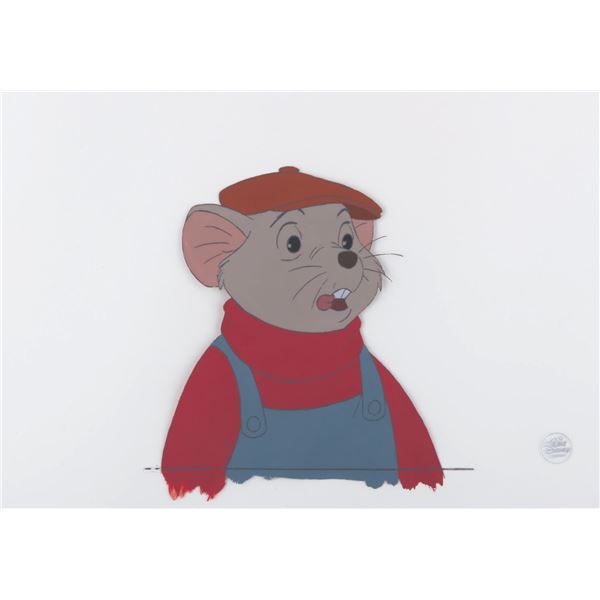 A "The Rescuers" Production Cel with Frank & Ollie Signatures.