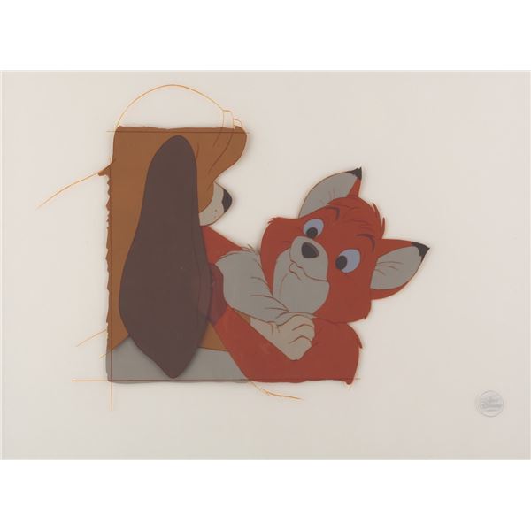 A "The Fox and the Hound" Original Production Cel.