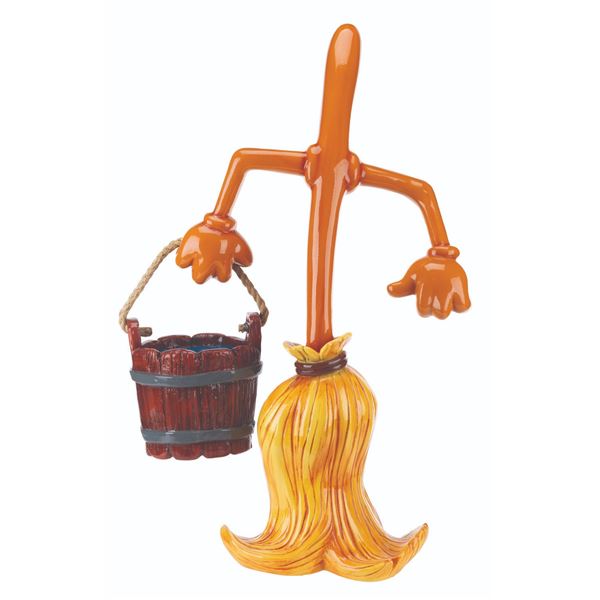 A Disney Store "Fantasia" Enchanted Broom Display Figure.