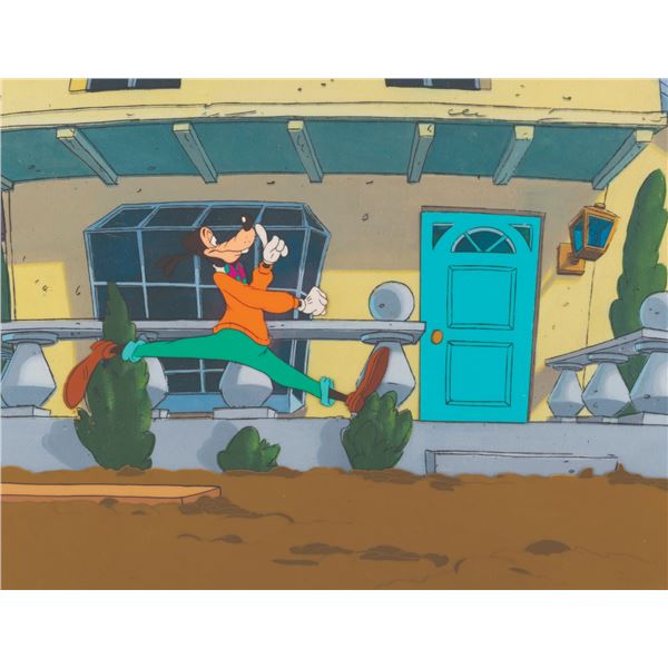 A "Goof Troop" Original Production Cel and Background.