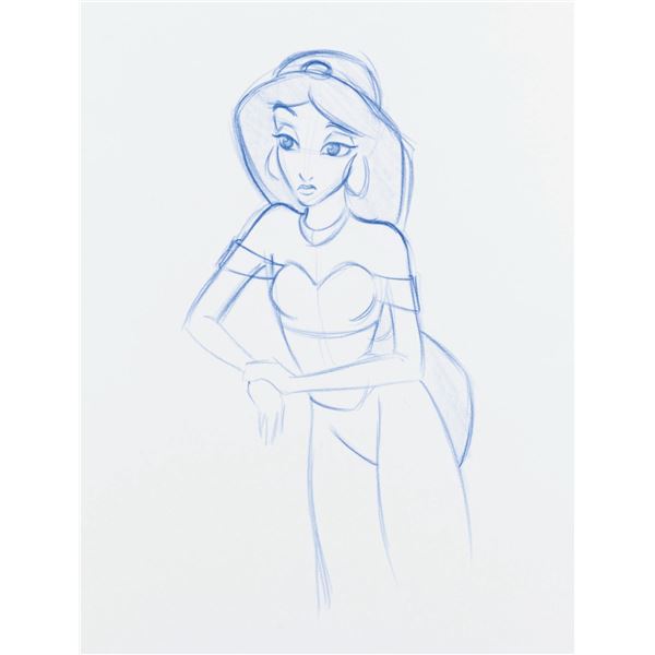 An "Aladdin" Jasmine Production Drawing.