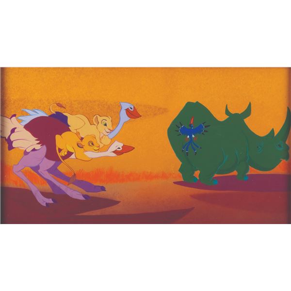 A "The Lion King" Original Storyboard Painting.