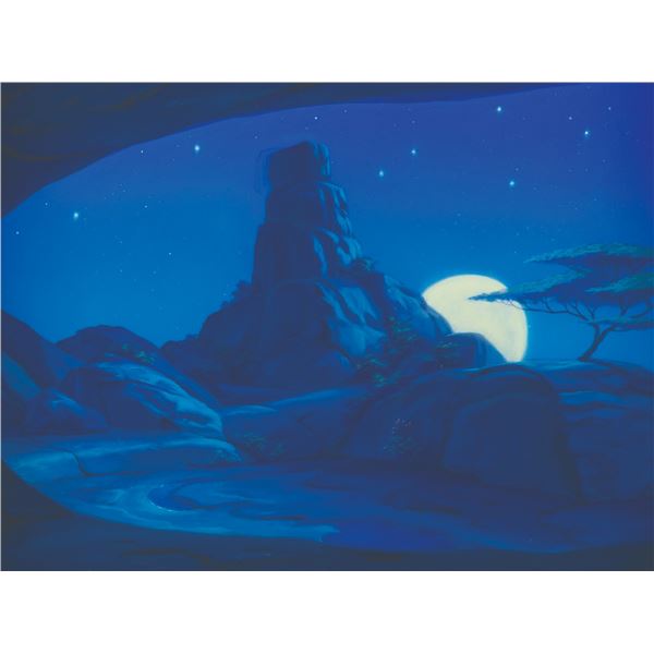 A "The Lion King" Original Color Key Concept Painting.
