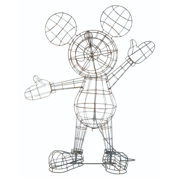 A Mickey Mouse Topiary Frame.