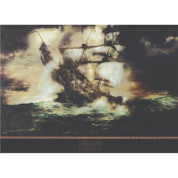 A "Pirates of the Caribbean" Flying Dutchman Canvas Print.