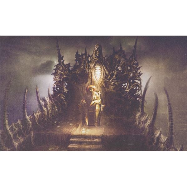 A "Pirates of the Caribbean" Davy Jones Framed Canvas Print.