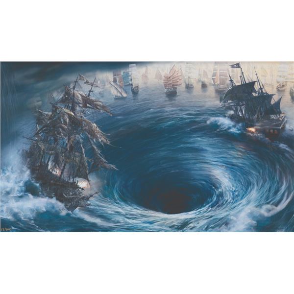 A "Pirates of the Caribbean" Framed Limited Edition Print.