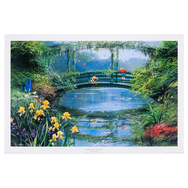 A Peter Ellenshaw Signed "Reflections of Friendship" Print.