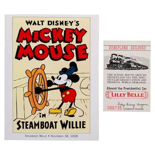 A "Mrs. Walt Disney" Signed Letter to Peter Ellenshaw