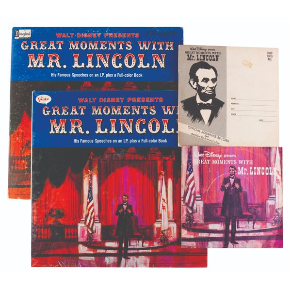 A Great Moments with Mr. Lincoln Record Collection.