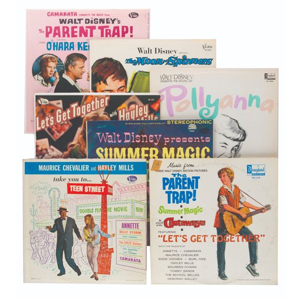 A Collection of Hayley Hills Records with a Signature.