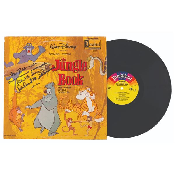 A Sherman Brothers Signed "The Jungle Book" Record Album.