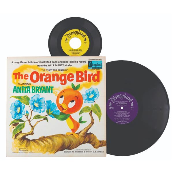 "The Stories and Songs of The Orange Bird" Record Albums and Book.