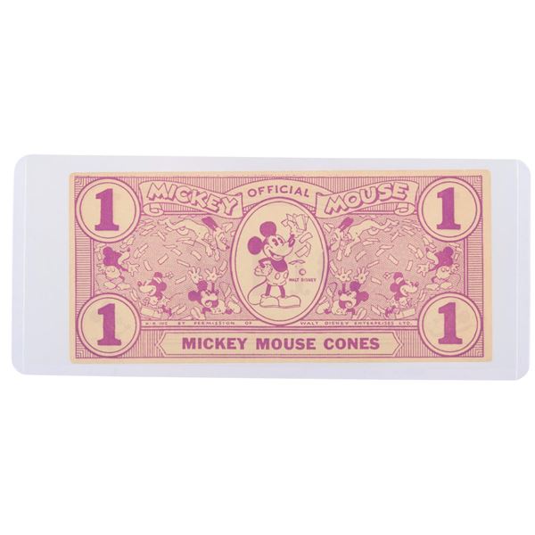 A Rare Disney Cone Dollar