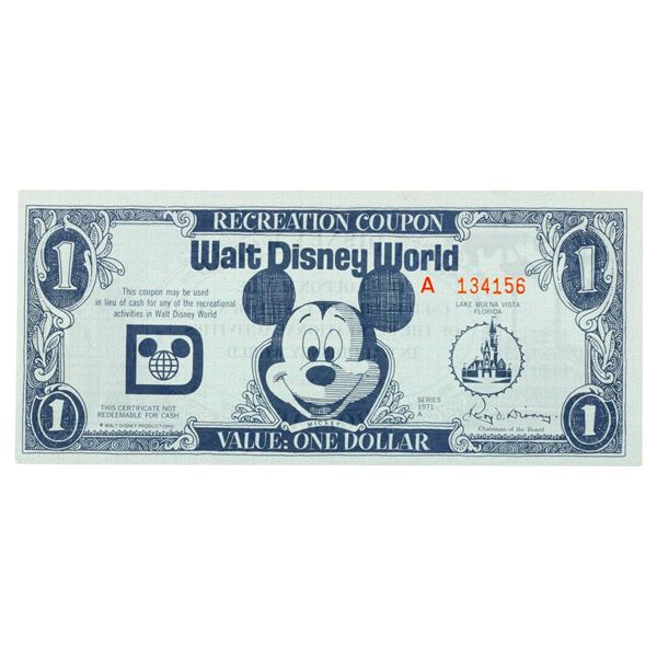 A Rare 1971 Walt Disney World Dollar