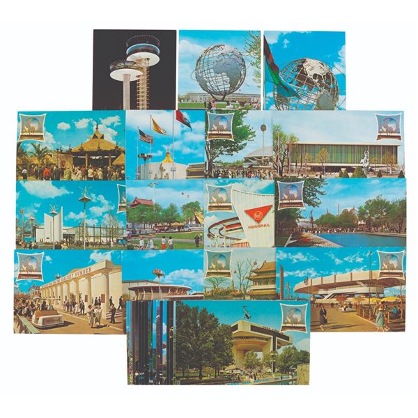 A Collection of New York World's Fair Postcards.