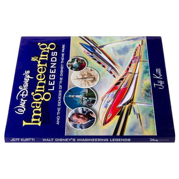 A Walt Disney's Imagineering Legends Book with Multi-Signed Page.
