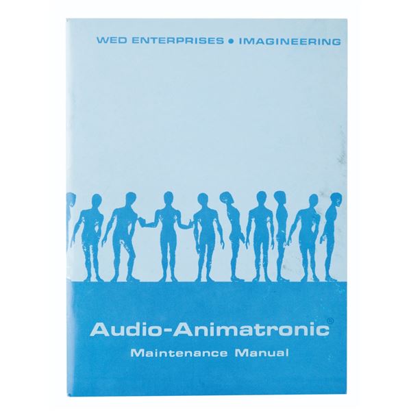 A WED Enterprises Revised Audio-Animatronic Maintenance Manual.