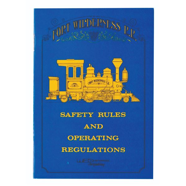 A WED Enterprises Fort Wilderness R.R. Safety Rules & Operating Regulations Manual.