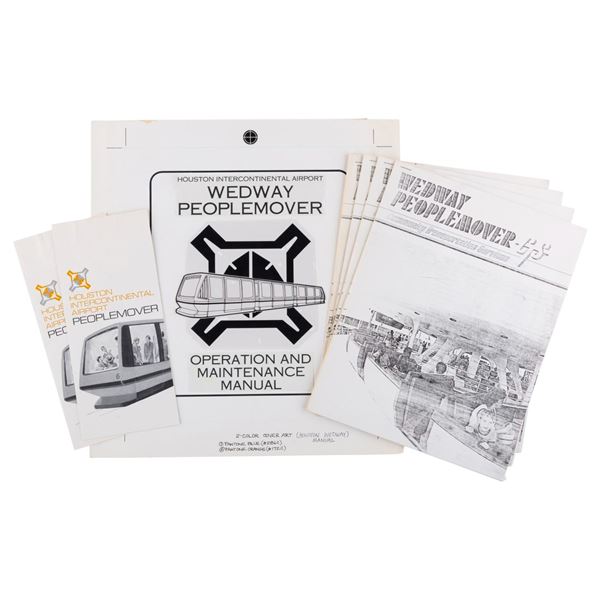 A Collection of Houston Airport "WEDway PeopleMover" Documents.