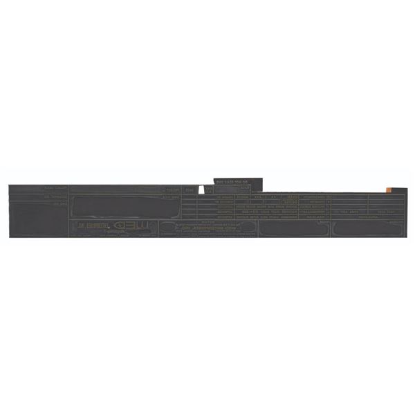 A WED Enterprises Drafting Title Block Printing Plate.