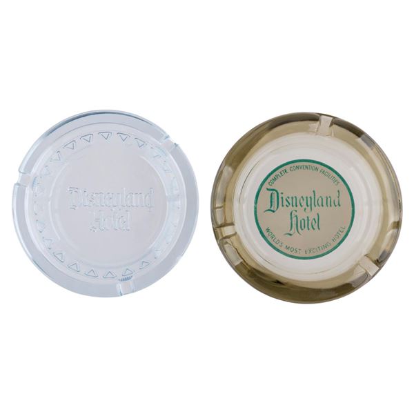 A Pair of Disneyland Hotel Ashtrays.