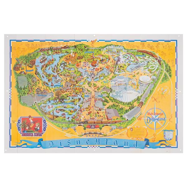 A 1974 Disneyland Souvenir Map.