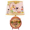 Image 2 : A Disneyland Tin Litho Drum Lamp with Mickey and Friends Lampshade.