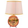 Image 4 : A Disneyland Tin Litho Drum Lamp with Mickey and Friends Lampshade.