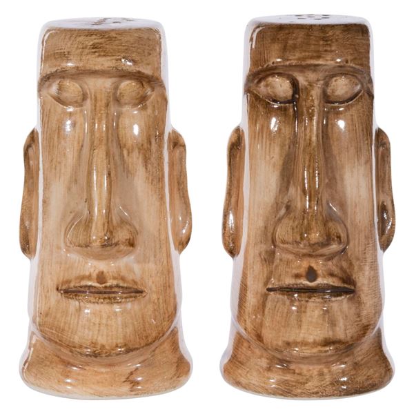 A Disneyland Moai Salt and Pepper Shakers Set.