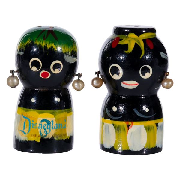 A Set of Adventureland Native Salt and Pepper Shakers.