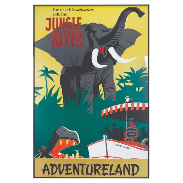 A Jungle Cruise Attraction Poster Print.