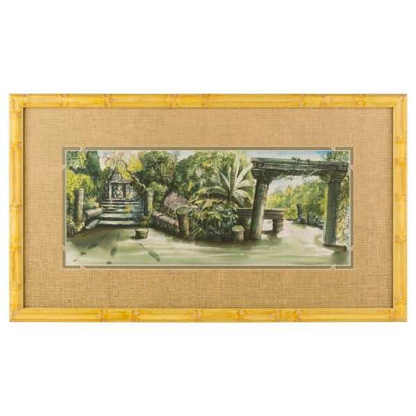 A Marc Davis Elephant Temple Concept Print.
