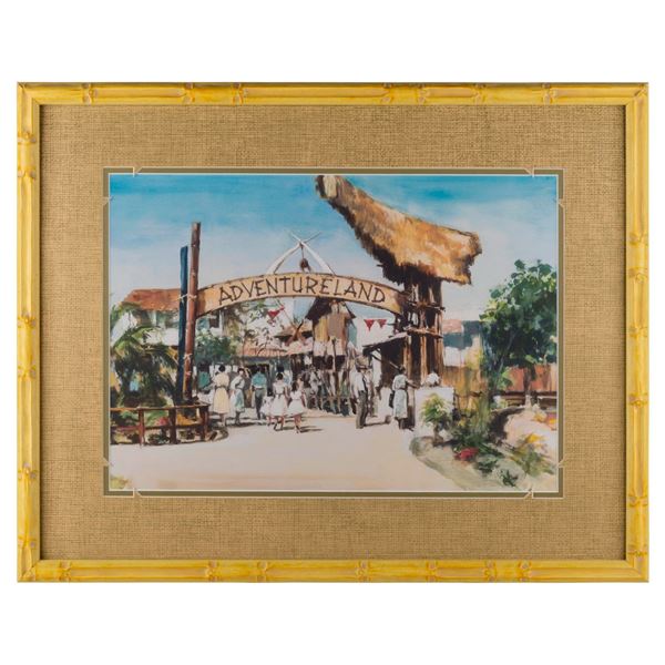 An Adventureland Entrance Concept Print.