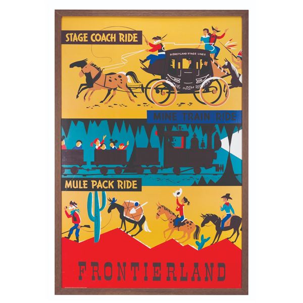 A Frontierland Attraction Poster Print.
