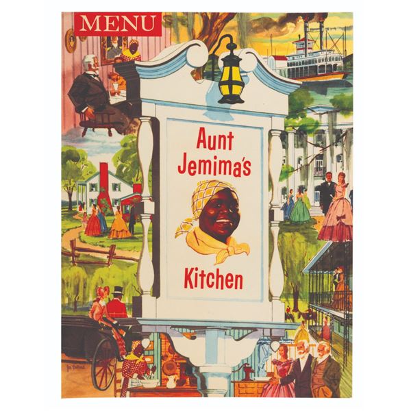 An Aunt Jemima's Kitchen Restaurant Menu.