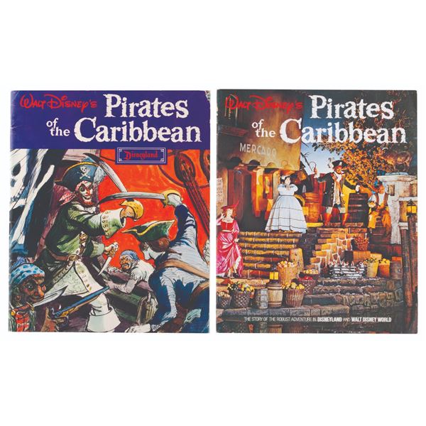 A Pair of Pirates of the Caribbean Souvenir Guides.