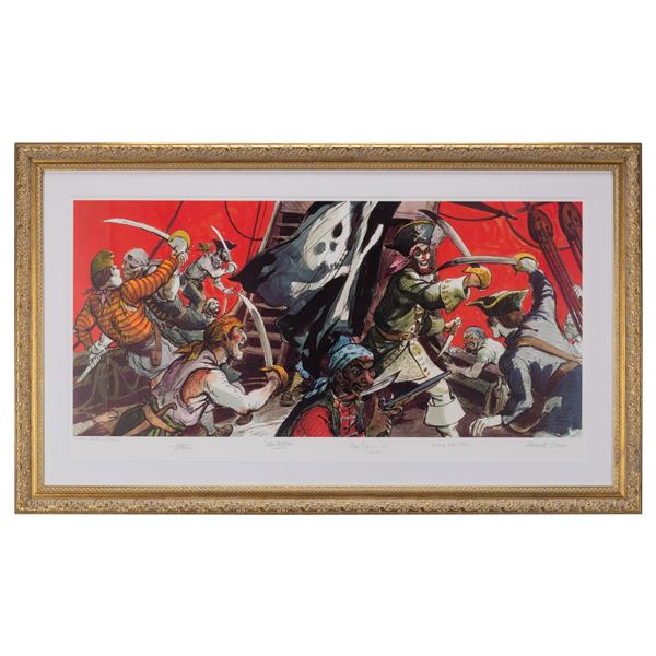 A Multi-Signed Pirates of the Caribbean Print.
