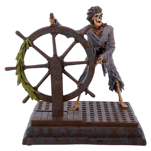 A Pirates of the Caribbean Helmsman Figurine.
