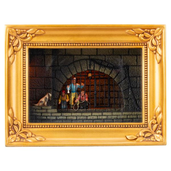 A Pirates of the Caribbean Pirates Jail Olszewski Diorama.