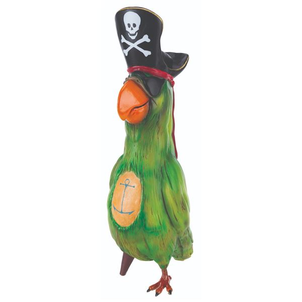 A Pirates of the Caribbean Barker Bird Store Display.