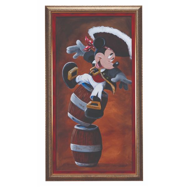 An "Ahoy Mickey" Original Painting by Brian Blackmore.