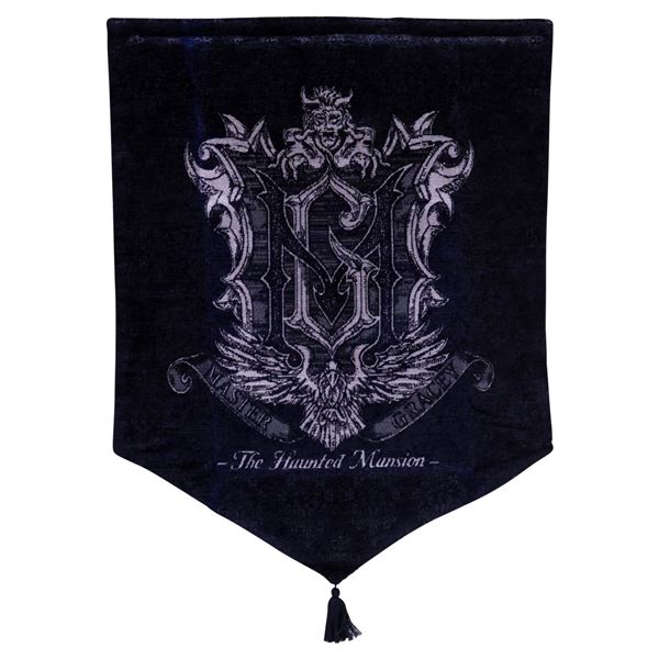 A Master Gracey Crest Haunted Mansion Tapestry.