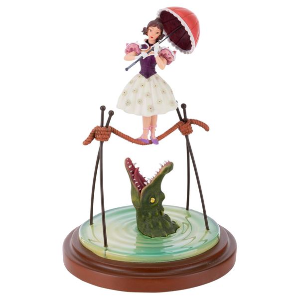 A Haunted Mansion Stretch Portrait Tightrope Figurine.