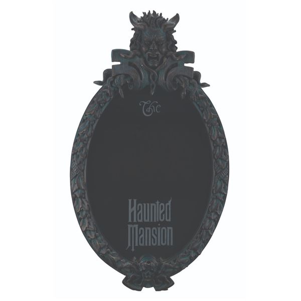 A Haunted Mansion Motion-Activated Light-Up Mirror.